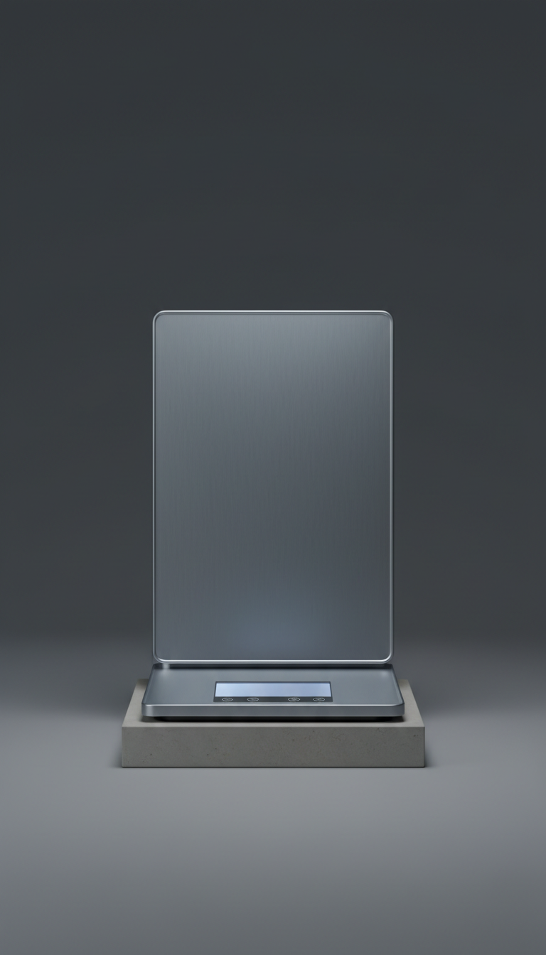 Minimalist Glass Kitchen Scale